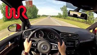 2015 Volkswagen GTI Manual  WR TV POV Test Drive City [upl. by Searby75]