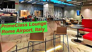 Primeclass Lounge Rome Fiumicino Airport Terminal 1 [upl. by Pass]