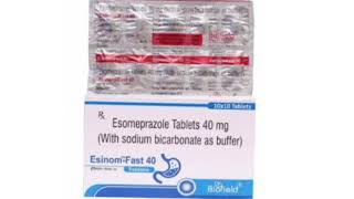 Esinom Fast 40 Tablets Esomeprazole Tablets 40 mg With sodium bicarbonate as buffer [upl. by Tremayne]