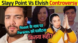 Elvish Yadav Vs Slayy point Huge Controversy l Angry Reaction By Aditi Sharma [upl. by Fisuoy]