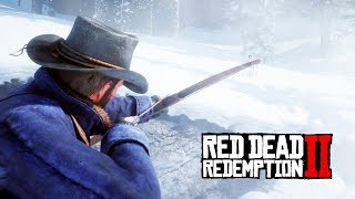 RED DEAD REDEMPTION 2  2 Caçando na Neve [upl. by Lupien]