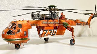 Sikorsky S64 Skycrane scale 135 with 76cm length for my next diorama  My largest single model [upl. by Otina]