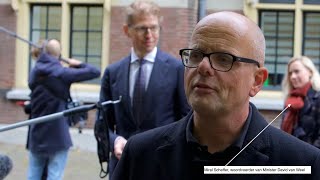 In gesprek met Miral Scheffer de woordvoerder van Minister van justitie David van Weel [upl. by Attiuqal]