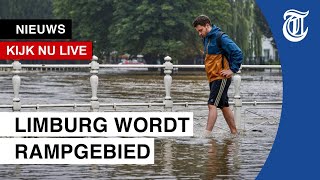 KIJK TERUG Extreem hoge waterstand teistert Limburg [upl. by Robison]