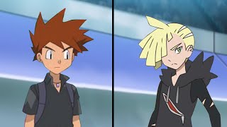 Pokemon Characters Battle Gary Vs Gladion Kanto Vs Alola [upl. by Eppes]