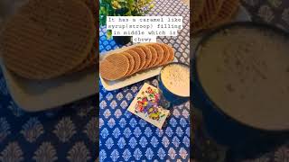 Stroopwafel » Dutch Food Series  Part 2 🧇 Shorts [upl. by Borries]