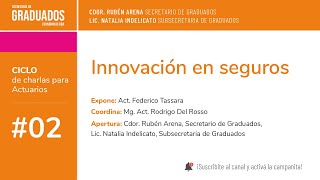 02 Innovación en Seguros  Económicas UBA [upl. by Nimoynib]