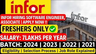 Infor Recruitment 2024  Infor OFF Campus Drive For 2024  2023 Batch Hiring  Software Engineer [upl. by Mackenie211]