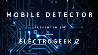 Mobile Detector Circuit Simulation  Multisim [upl. by Lapides]