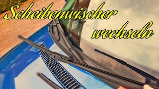 Scheibenwischer wechseln  Wischblätter austauschen  Aerotwin AR607S  Bmw E46 [upl. by Nyliahs378]