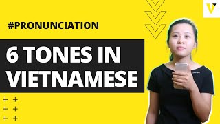 6 TONES IN VIETNAMESE  Vietnamese Pronunciation  Vietnamese In Practice [upl. by Angele]