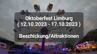 Oktoberfest Limburg  12102023  17102023   Beschickung  Attraktionen [upl. by Annek]