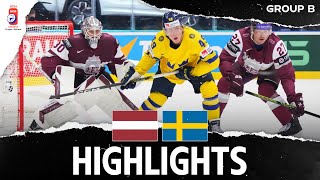 Highlights  Latvia vs Sweden  2024 MensWorlds [upl. by Volding823]