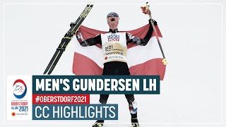 Memorable gold for Lamparter  Men’s Gundersen LH  2021 FIS Nordic World Ski Championships [upl. by Acinahs]