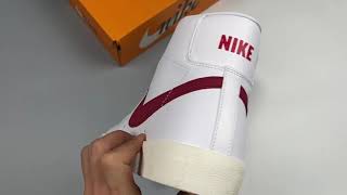 Nike Blazer Mid 77 White Team Red [upl. by Bissell]