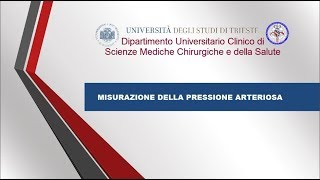 Misurazione pressione arteriosa [upl. by Nyrhtac339]