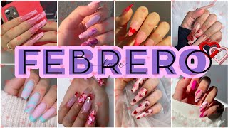 Tendencia en Uñas Febrero 2024🍭💖Moda de Uñas Acrílicas para 14 de Febrero 💌💘😍uñas acrylicnails [upl. by Mizuki]