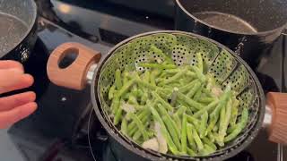 Vegetable Steamer Basket Premium Stainless Steel Veggie Steamer Basket for cooking Review [upl. by Eidualc341]