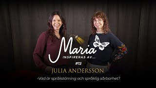 12 Julia Andersson  Vad är språkstörning och språklig sårbarhet [upl. by Enaid]