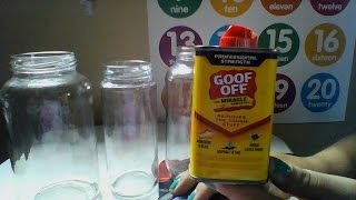 glue residue remover  goof off [upl. by Alekram]