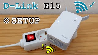 DLink E15 WiFi 6 extender dual band • Unboxing installation configuration and test [upl. by Alain]