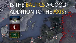 What if the Baltics joined the Axis in WW2  HOI4 Timelapse [upl. by Chick602]