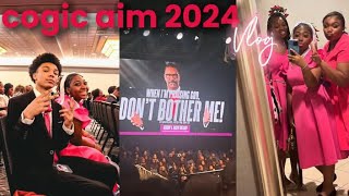 COGIC AIM 2024 VLOG [upl. by Ettelloc]