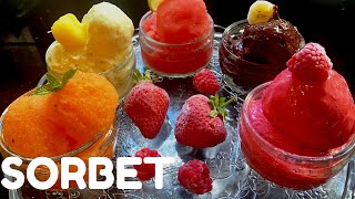 Sorbet  Homemade Sorbets  Basic Fruit Sorbets Recipe  Healthy Sorbets [upl. by Constantia]