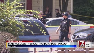 Man accused of Raleigh shooting to appear in court Monday [upl. by Ahsennek]