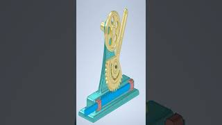 Shorts Converting Rotary Motion into Linear Motion  Mechanical Mechanisms [upl. by Aala922]