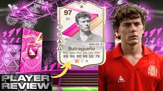 VALE A PENA REVIEW EMILIO BUTRAGUEÑO 97 FUTTIES  FC 24 [upl. by Alaik]