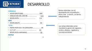 CASO PRACTICO DE RENTA DE CUARTA CATEGORIA 2018 [upl. by Hedvige]