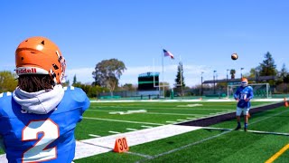 Nakai Smiths CFCA Week 3 Performance Quarterback Highlights vs Valley Jets [upl. by Kyne]