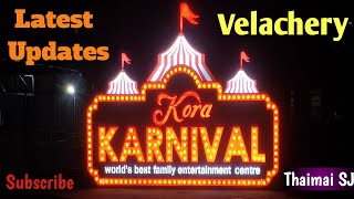 Kora Karnival Velachery  Kora Food Street in Velachery Chennai Food StreetVlog [upl. by Ellehctim]