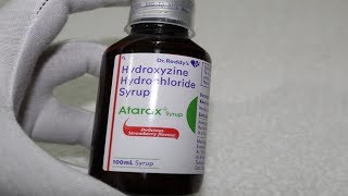 Atarax Syrup Review  Hydroxyzine Hydrochloride Uses Side Effects [upl. by Deevan129]