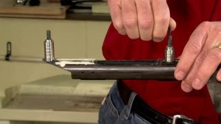 How to Pillar Bed a Rifle Stock Presented by Larry Potterfield  MidwayUSA Gunsmithing [upl. by Yesnil736]