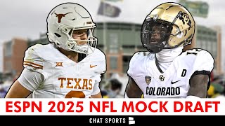 NEW 2025 NFL Mock Draft From ESPN’s Matt Miller 1st Round Picks For All 32 Teams INCLUDING Trades [upl. by Assisi]