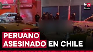 Tragedia en Chile peruano asesinado tras resistirse a un robo en Santiago [upl. by Airdnassac]