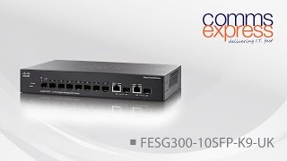 Cisco 300 Series Switch SG30010SFP [upl. by Zendah]