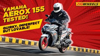 Yamaha Aerox 155 Road Test Review  Acceleration Fuel Efficiency Practicality Test amp More [upl. by Stalker]