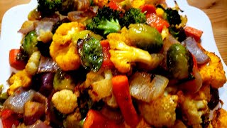 Easy Oven Roasted Vegetables Recipe [upl. by Ahsaela]