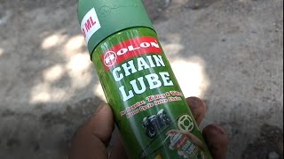 How To Lubricate Your Motorcycle Chain  TVS APACHE RTR  CHAIN LUBE [upl. by Alia]