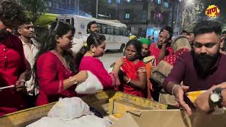 दिवाळी उत्सव  अन्न आणि फळ वाटप  diwali celebration  FOOD and FRUIT DISTRIBUTION  ganurahate [upl. by Eillim999]