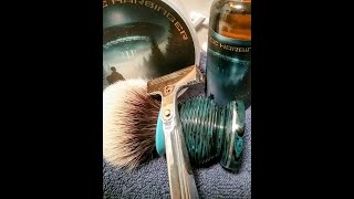 Shave Video  417 Schick Type F Injector  HCampC Opulence Harbinger [upl. by Sargent]