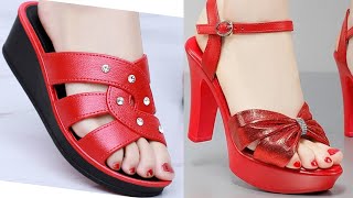 WOMEN WINTER FOOTWEAR OF SANDAL SHOES DESIGN [upl. by Arhna]