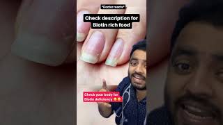 Doctor reacts Biotin deficiency 🤯 check description shorts drfaem [upl. by Enetsirk]