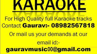 Jadai Chu Tada Karaoke Track by Gaurav [upl. by Deeann]