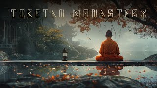 Tibetan Monastery  Calming Ambient Meditation Music for Mindfulness 🧘‍♀️✨ [upl. by Claude]