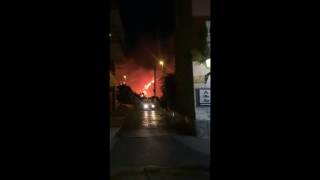 Solfatara in fiamme paura a Pozzuoli [upl. by Einallem]