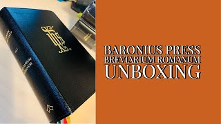 Baronius Press Roman Breviary Unboxing [upl. by Ynnaf]